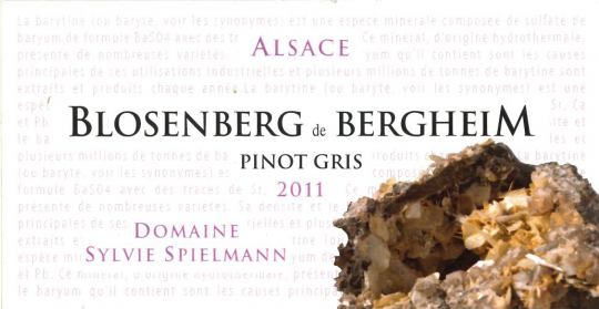 Blosenberg Pinot Gris 2011