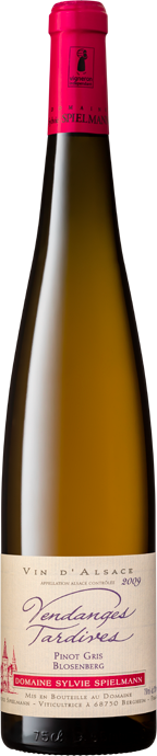 Blosenberg Pinot Gris Vendages tardives 2018